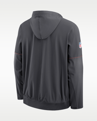 Cleveland Browns Sideline Anorak Men's Nike NFL 1/2-Zip Hooded